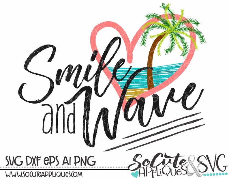 Download Smile & Wave summer SVG design mermaid svg cruise svg ...