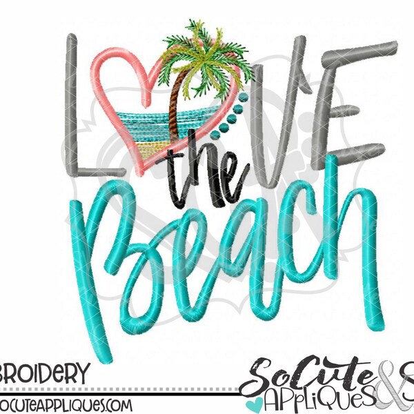 Beach Embroidery - Etsy