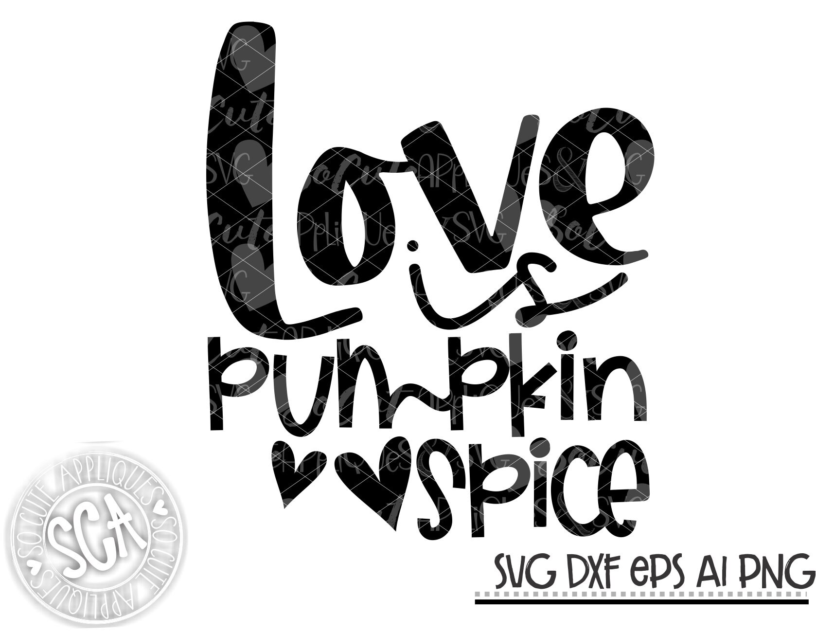 Download Pumpkin Love is pumpkin spice Pumpkin svg fall svg design | Etsy