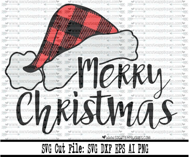 Download Christmas SVG cutting file Merry Christmas silhouette SVG ...