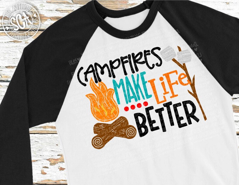 Download Campfire svg Campfires make life better smore cut file | Etsy