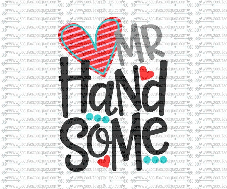 Download Valentine svg Mr Handsome New baby svg Boys Valentines Day | Etsy