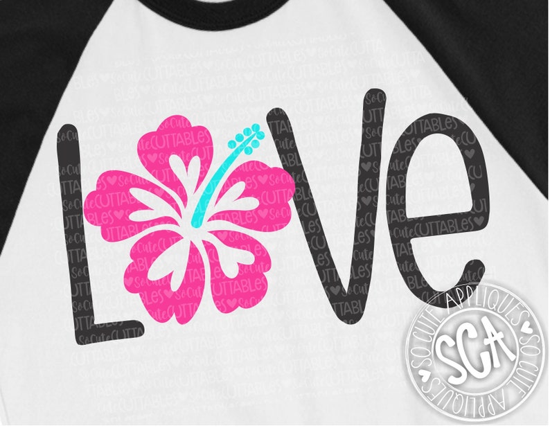Download Love Aloha SVG Hibiscus svg flower svg Pineapple SVG | Etsy