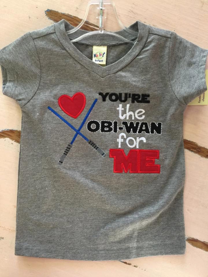 You're the OBI-WAN for me Valentine Embroidery design 4x4 | Etsy