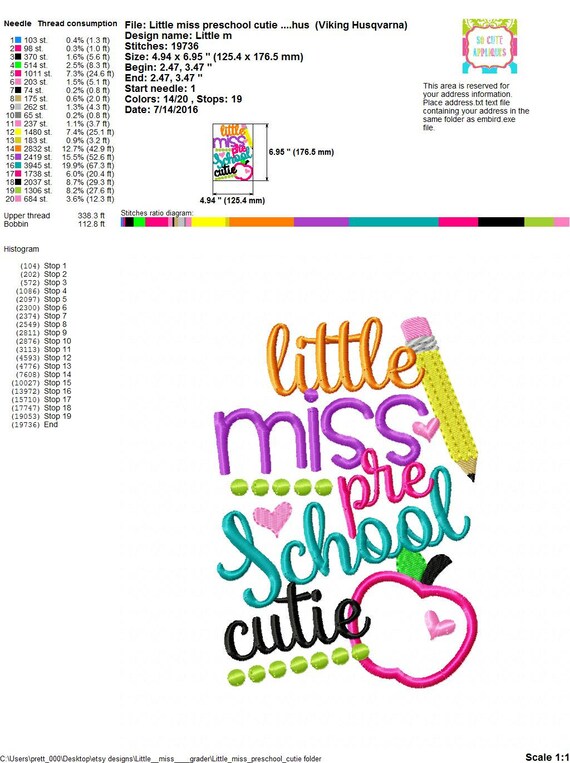 little miss preschool cutie outfit