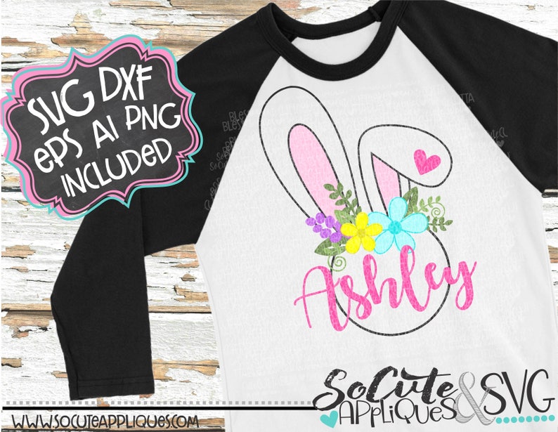 Download Easter bunny svg girls Easter bunny monogram svg bunny ...