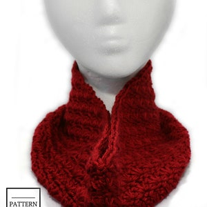 Crochet Cowl Pattern / Crochet Pattern / Crochet Gift / Customizable / PATTERN DOWNLOAD / Crochet Scarf Pattern / Crochet Neckwarmer Pattern