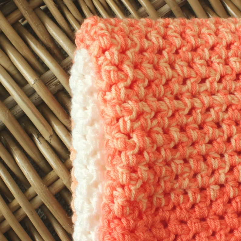 Crochet Ombre Blanket Pattern / Baby Gift Idea / Crochet Pattern / Baby Blanket Pattern / Handmade Gift Idea image 3