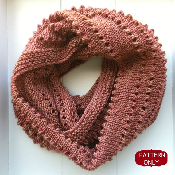 Knit Cowl Pattern For Beginners Infinity Scarf Knit Pattern Beginner Knitting Pattern Knit Cowl Pattern For Beginners Infinity Scarf Knit Pattern Beginner Knitting Pattern