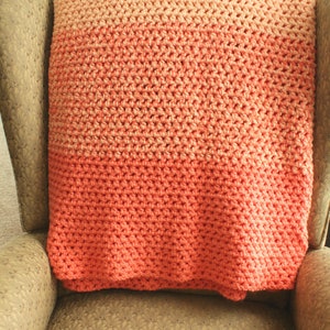 Crochet Ombre Blanket Pattern / Baby Gift Idea / Crochet Pattern / Baby Blanket Pattern / Handmade Gift Idea image 5