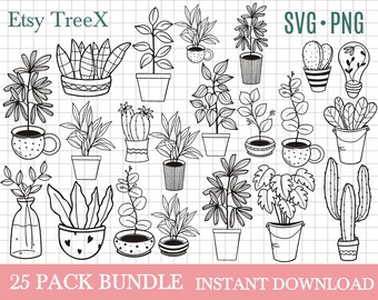 Download House Plants Svg Etsy