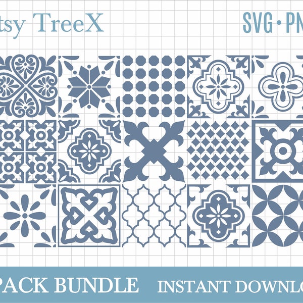 Vinyl tiles stickers svg bundle by Oxee, hand drawn tiles pattern svg, kitchen tiles design svg, tiles stickers svg, cricut svg png