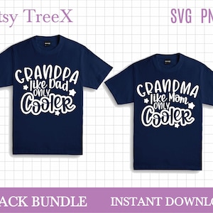 Camiseta divertida de la abuela y el abuelo SVG de Oxee, camiseta del abuelo Svg, camiseta de la abuela Svg, regalo divertido de los abuelos, archivos de corte para Cricut