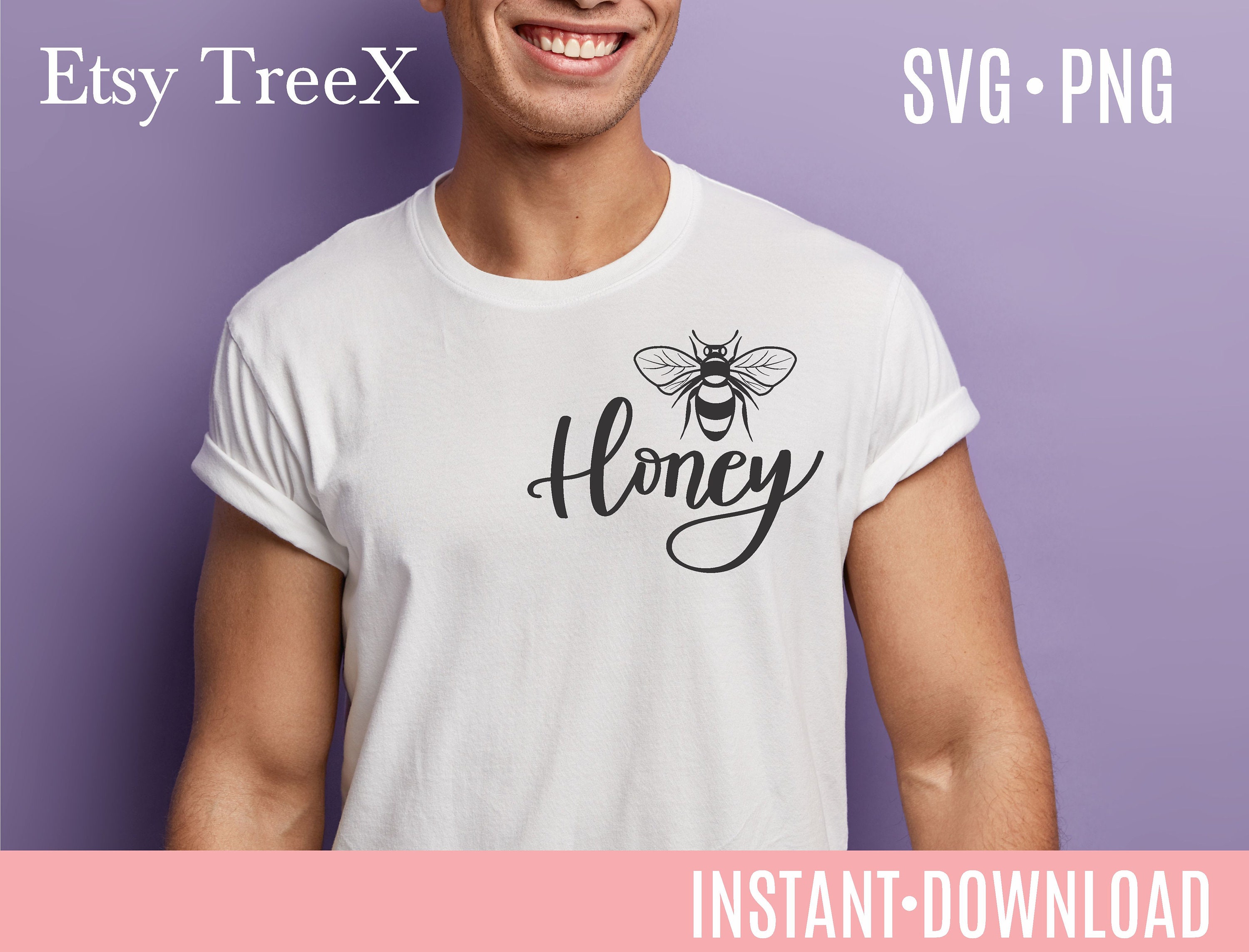 Download Hand lettered bees SVG bundle honey comb svg bee kind svg by | Etsy