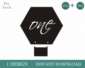 Numéros de table SVG, svg de signe hexagonal par Oxee, signe de mariage, svg de numéros de fête