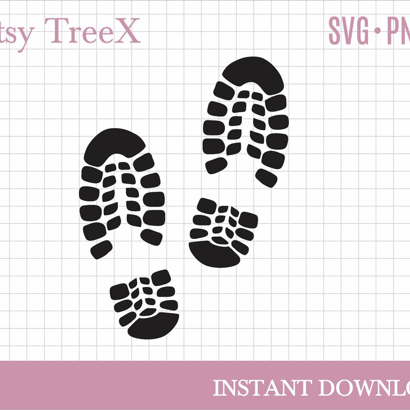 Boot Print Svg