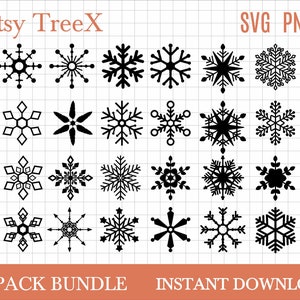 Snowflake Svg bundle by Oxee, Flake Winter svg, Christmas svg, Christmas Snowflake svg, Silhouette, cricut cut files