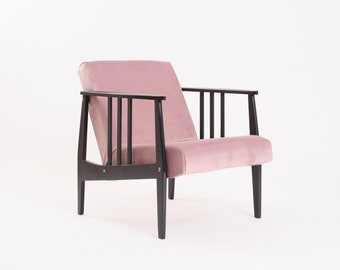 Fauteuil Reloved . Mademoiselle Rose | Chaise rembourrée | | de chaise Accent | vintage Chaise longue | Fauteuil rétro | Vintage moderne