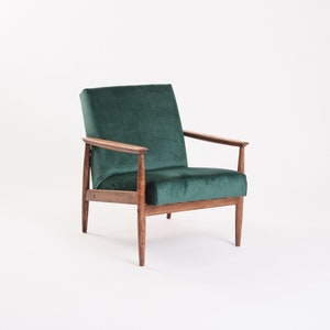 Reloved Armchair . Dark Moss Green | Upholstered Chair | Accent Chair | Vintage | Lounge Chair | Retro Armchair | Modern Vintage