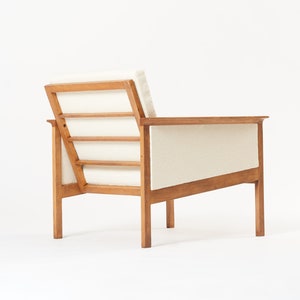 Reloved Armchair . Cream White | Vintage Chair | Accent Chair | Boucle Chair | Upholstered Restore | Mid Century Chair | Modern Vintage