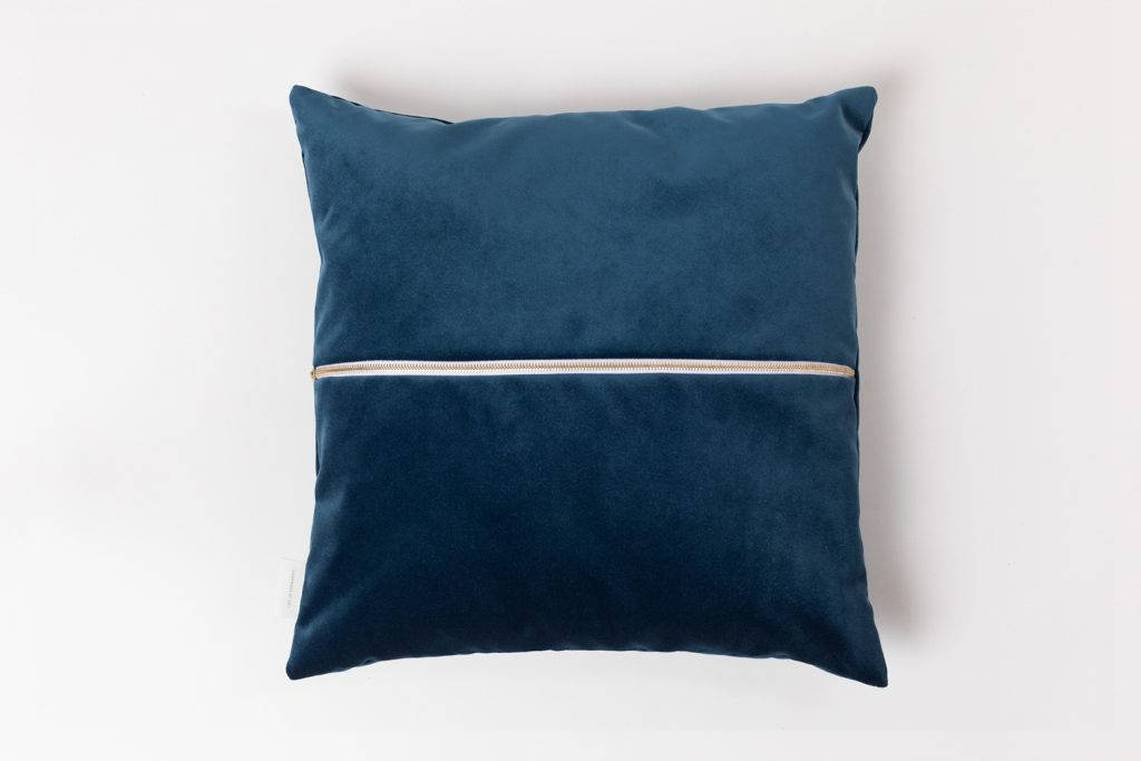 Oreiller de Contact Velours. Minuit Bleu | Velours Oreiller Jeter Oreiller Coussin en Velours Taie d