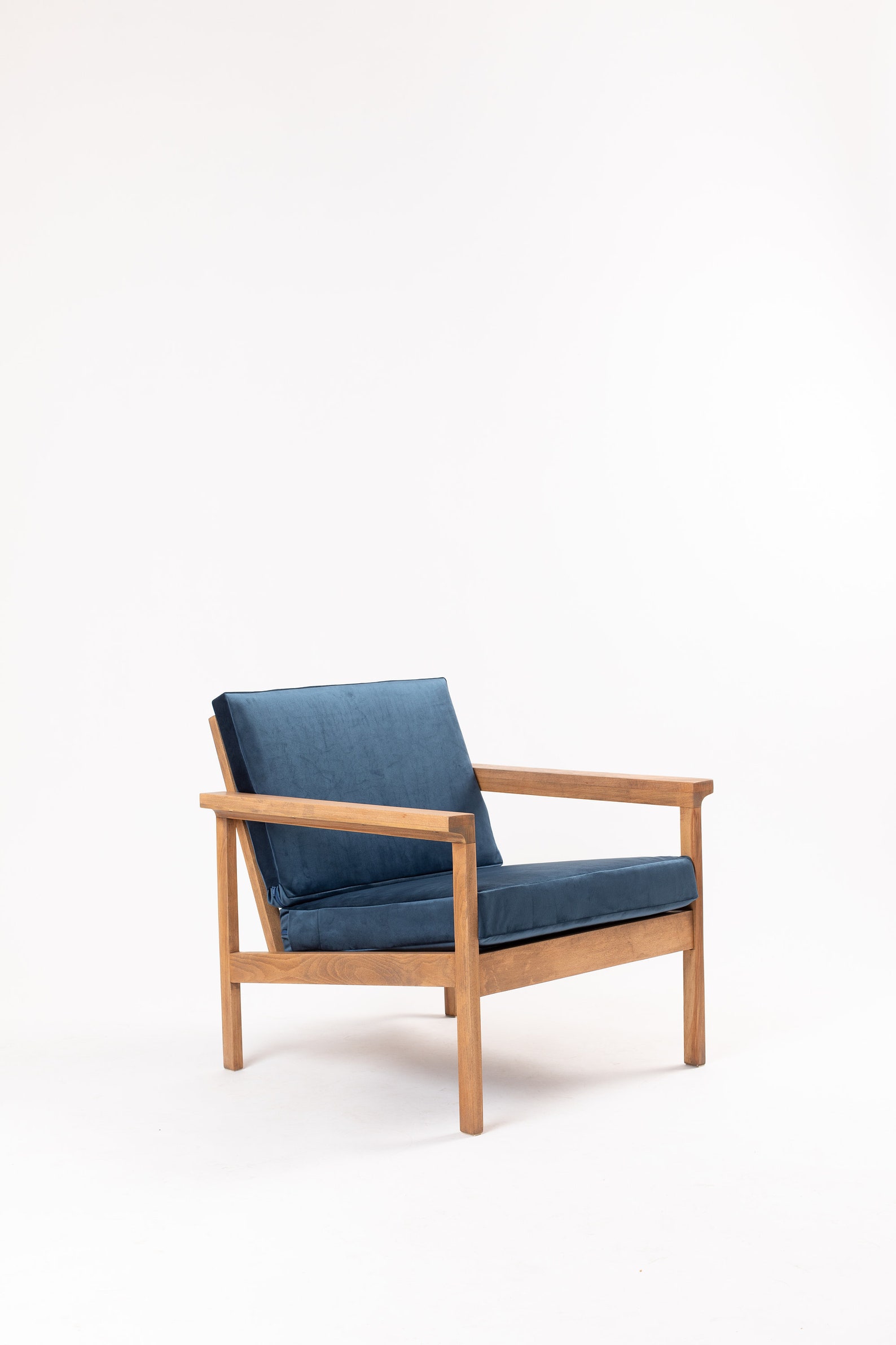 Reloved Armchair . Midnight Blue Vintage