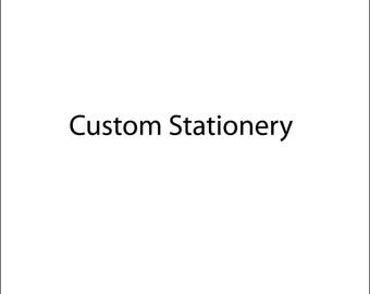 50 custom cards on double thick card stock for Helen