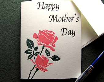 Letterpress Mother's Day Card  - Happy Mothers Day