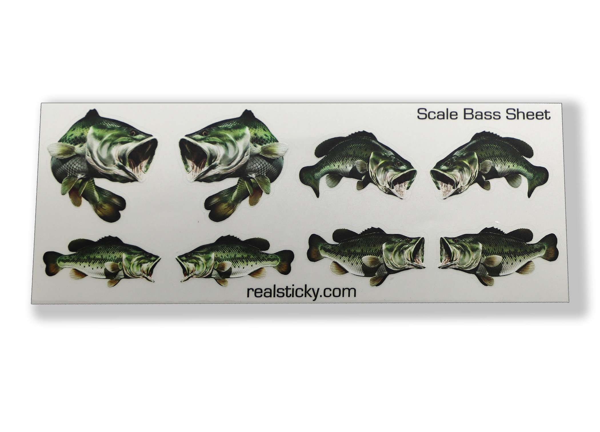 Bass Fish Decal Truck Funny Bass Fishing Stickers Cool Vynl Vehicles Toys  Truck