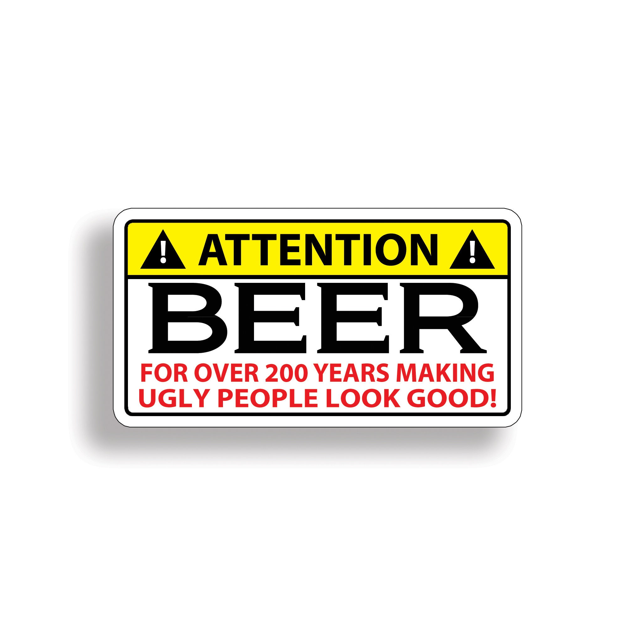 Beer Making Ugly People Look Good Sticker Funny Pong College - Etsy Beer Making Ugly People Look Good Sticker Funny Pong College - Etsy