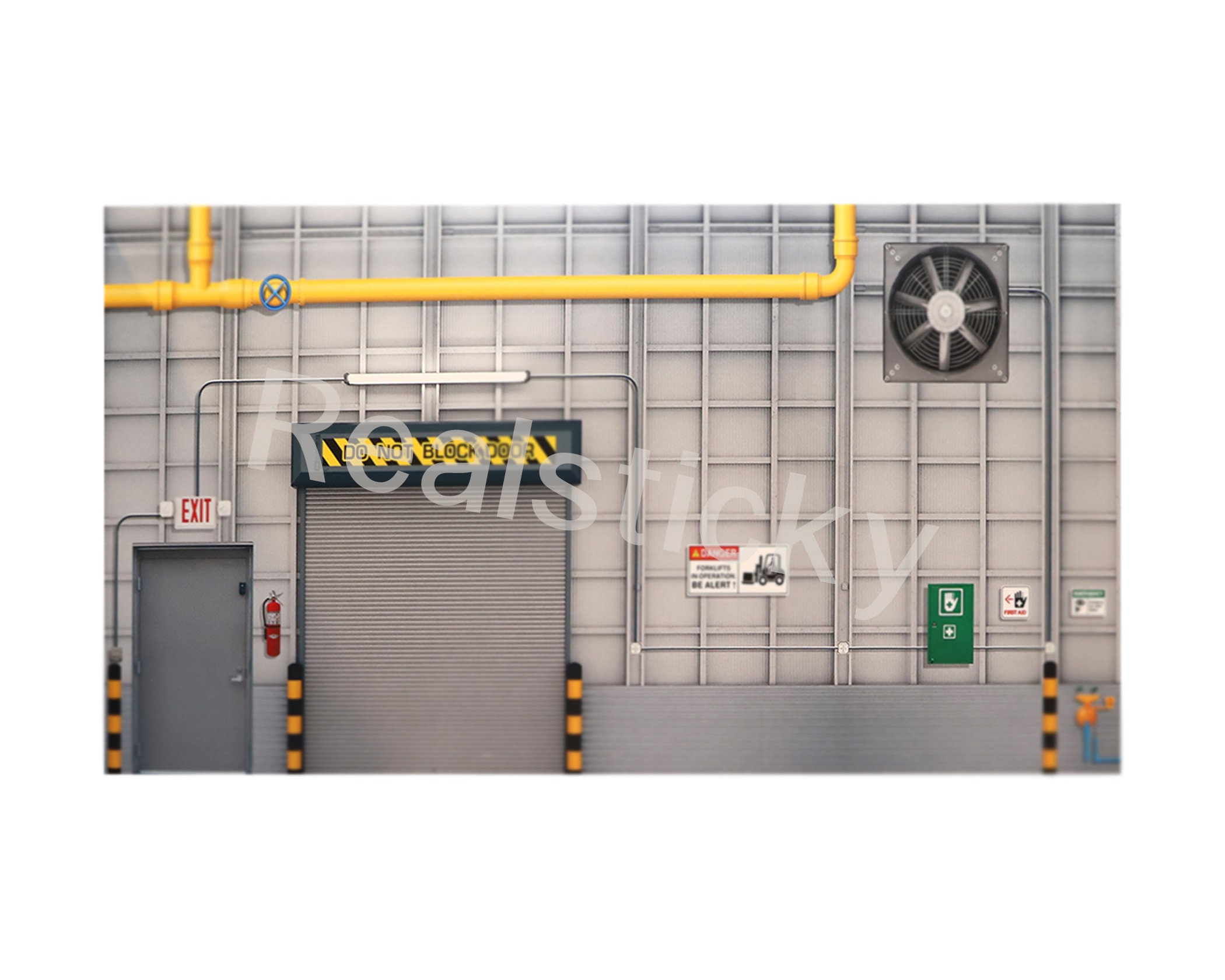Rc 1 10 Scale Garage Back Wall Sticker Metal Shop Printed Etsy Rc 1 10 Scale Garage Back Wall Sticker Metal Shop Printed Etsy