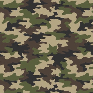 Camouflage Camo Pattern Adhesive Craft Vinyl Oracal & Siser HTV