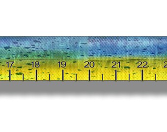 Mahi Pattern Sticky 40 Inch Ruler Self Adhesive Sticker for