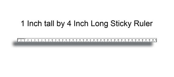 White Sticky 40 Inch Ruler Self Adhesive Sticker for Fishing Fish Boat  Boating Sewing and More -  Norway