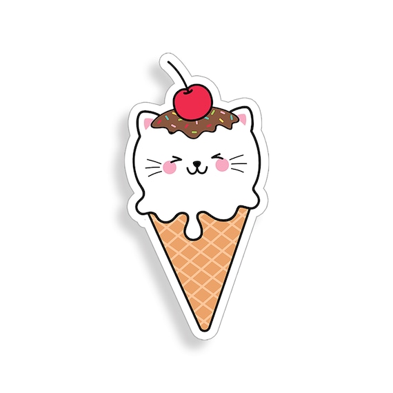 cat ice cream cone