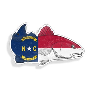 Nc Fishing Stickers 
