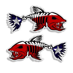 Bone Fish Sticker 