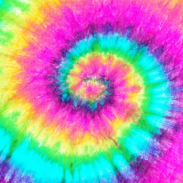 18" x 12" Sheet Pink Tie Dye HTV Heat Transfer Vinyl Craft Retro Groovy Hippie Tshirt Material