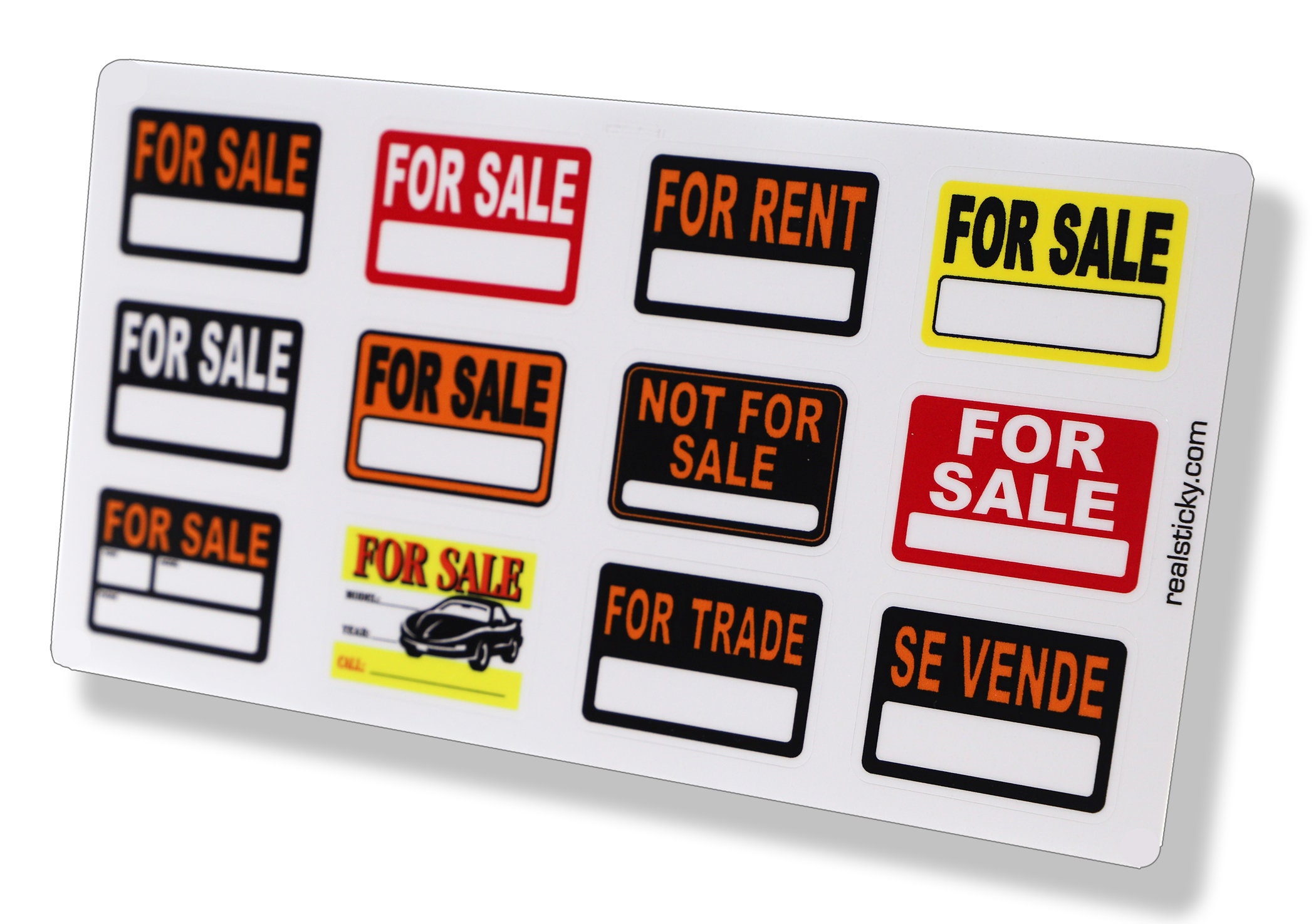 1:10 Scale for Sale Sticker RC Car Truck Crawler Body Vinyl Decal ...