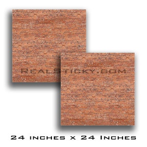 RC 1/10 Scale Rustic Brick SIDE WALL Garage Sticker Shop Printed Decal Graphic Display Truck Rock Crawler Diorama