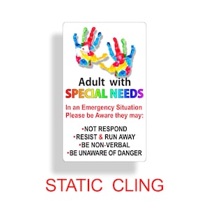 Adulto com necessidades especiais Janela estática de segurança Alerta de emergência Primeiros socorros Porta de segurança para casa 911 Sinal de ajuda de resgate policial