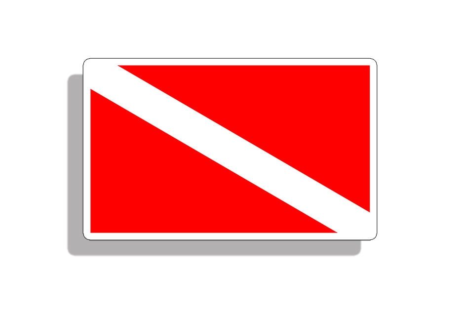 Diver Down Flag -  Canada