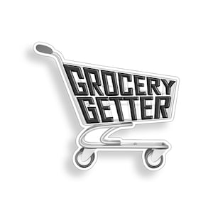 Naklejka Grocery Getter Mama Dziewczynka Dziecko Matka Samochód SUV Mini Van Wagon Okno Zderzak Naklejka winylowa Grafika