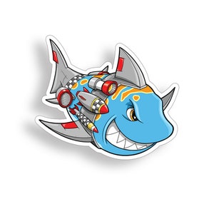 Missile Airplane Sticker Beach Ocean Plane Bomber Cup Cooler Laptop Car Truck Vehicle Window Bumper vinyl Decal Graphic