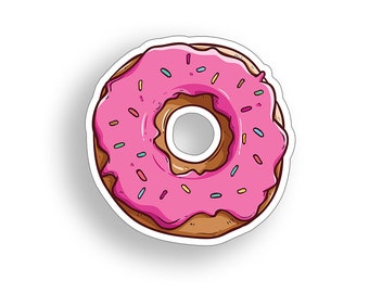 B309 I donut care Do Not Cute sayings vinyl decal car truck van suv B309 I donut care Do Not Cute sayings vinyl decal car truck van suv
