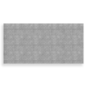 RC 1/10 Scale Gray Cinder Block Brick Garage Wall Sticker Shop Printed Decal Graphic Display Truck Rock Crawler Diorama
