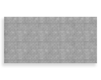 RC 1/10 Scale Gray Cinder Block Brick Garage Wall Sticker Shop Printed Decal Graphic Display Truck Rock Crawler Diorama