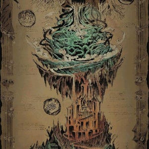 The Map to Escape Cross Stitch Tapestry