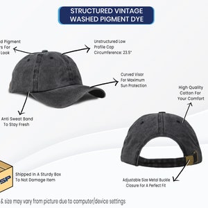 Gorra de béisbol suave Papá Papá Sombrero Mapa del estado de Carolina del Norte Nc Bordado Sombreros vintage Gorra de béisbol lavada Diseño de bordado de regalo único imagen 8