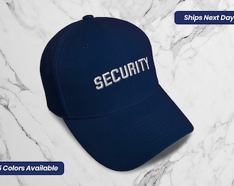 Gorras de béisbol para hombres y mujeres, gorras de béisbol bordadas, guardia de seguridad profesional, gorras de béisbol para mujer, gorra de seguridad Unisex, regalo